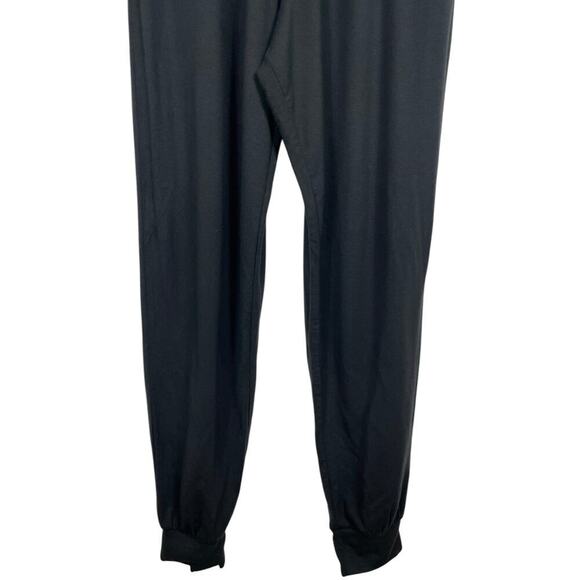 Athleta Balance Jogger Jumpsuit Black Large Tall Casual Comfy Sporty Lounge - Picture 6 of 13